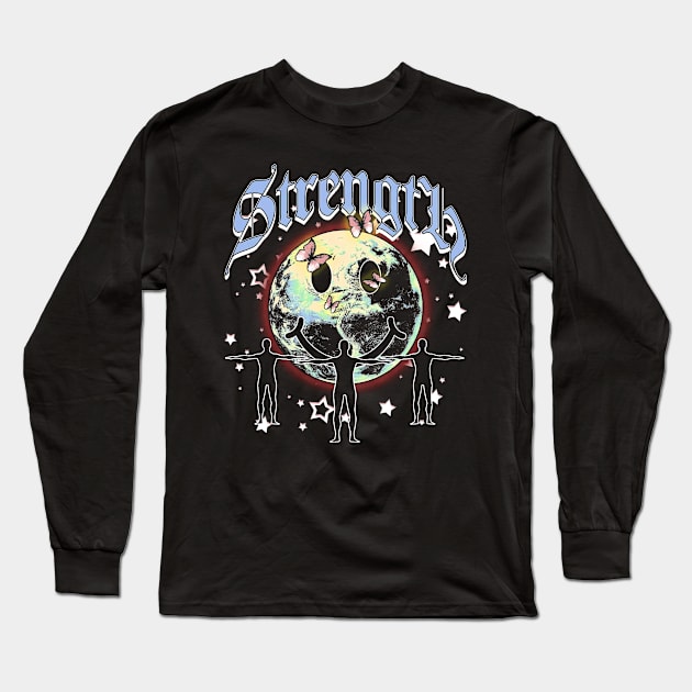 STRENGTH Long Sleeve T-Shirt by artcuan